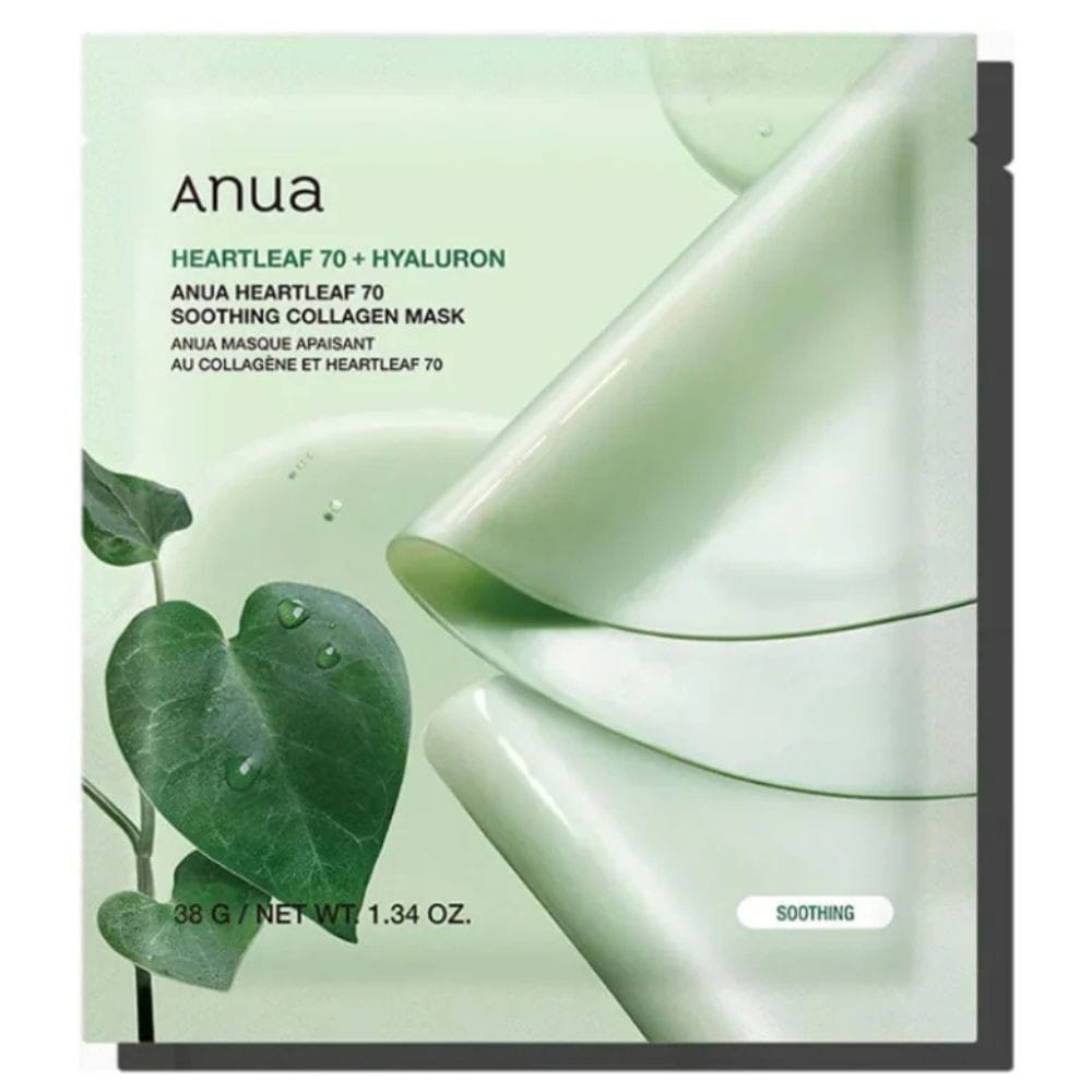 Anua Heartleaf 70 Soothing Collagen Mask - 4 Pieces