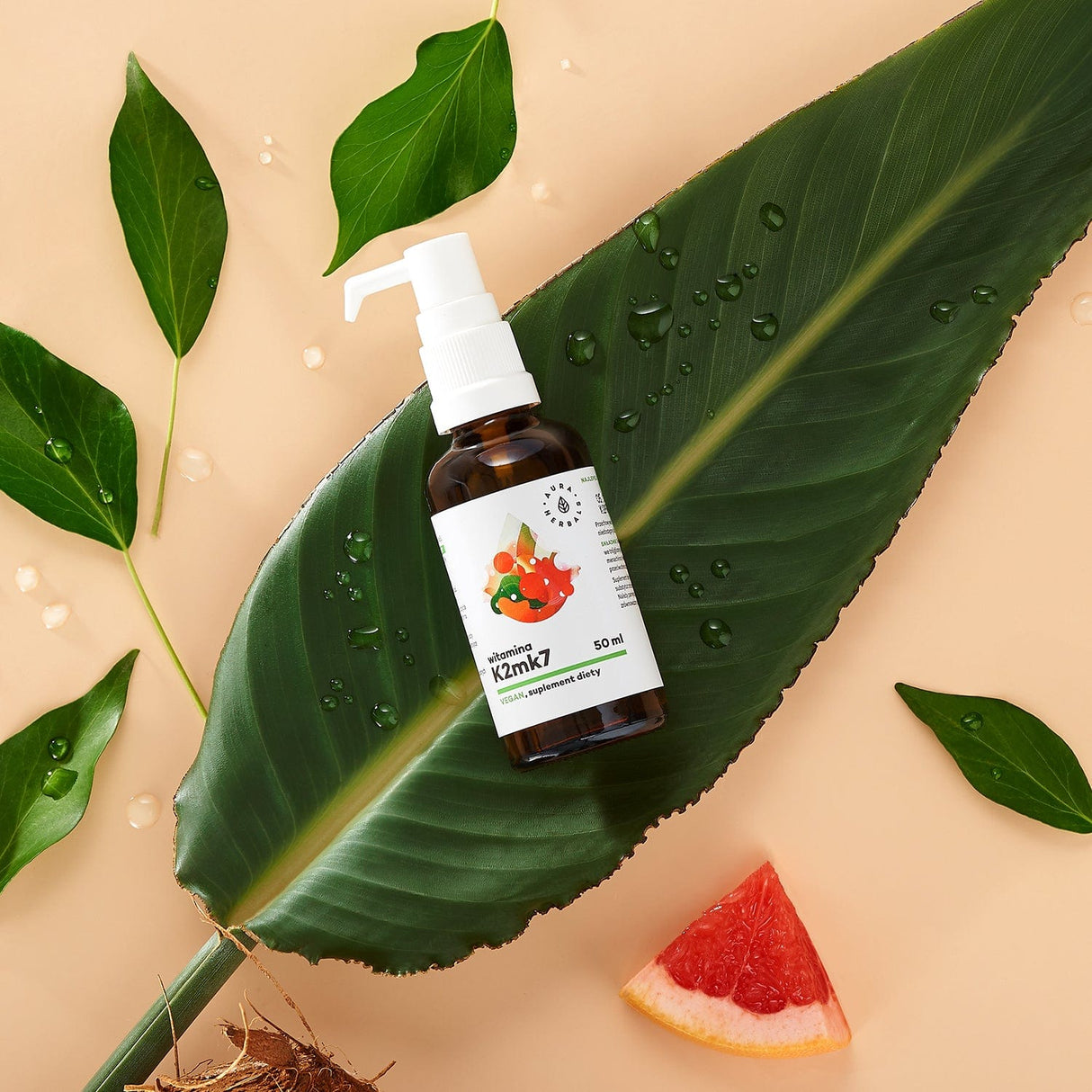 Aura Herbals Vitamin K2 100 mcg, Vegan - 50 ml