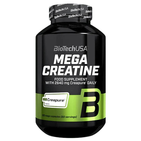 BioTech USA Mega Creatine - 120 Capsules