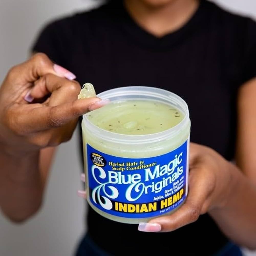 Blue Magic Indian Hemp Natural Hair Herbal Conditioner - 340 g