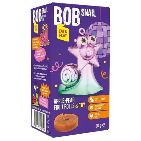 Bob Snail Apple & Pear Stripe with Toy - 20 g
