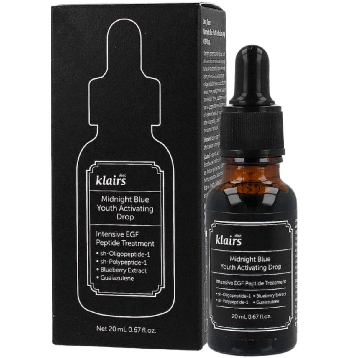 Dear, Klairs Midnight Blue Anti-Ageing Serum - 20 ml