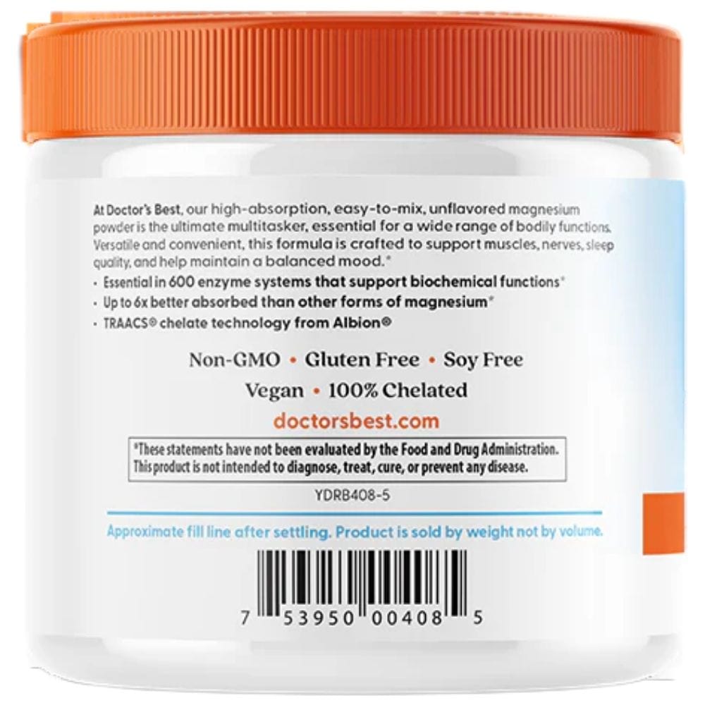 Doctor's Best High Absorption Magnesium Powder - 200 g