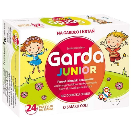 Garda Junior Raspberry-Strawberry - 24 Lozenges