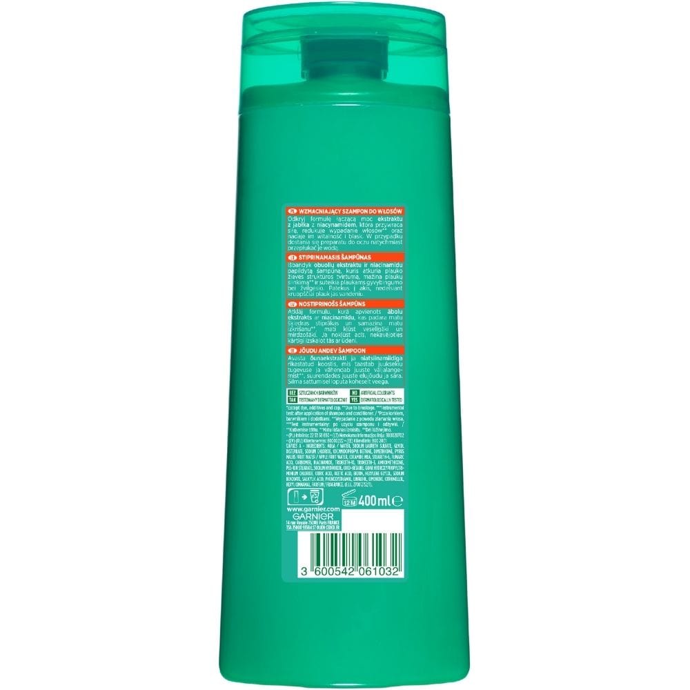 Garnier Fructis Grow Strong Strengthening Shampoo - 400 ml
