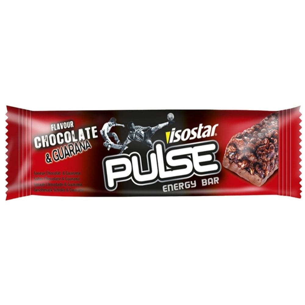 Isostar Pulse Energy Bar with Guarana, Chocolate - 23 g