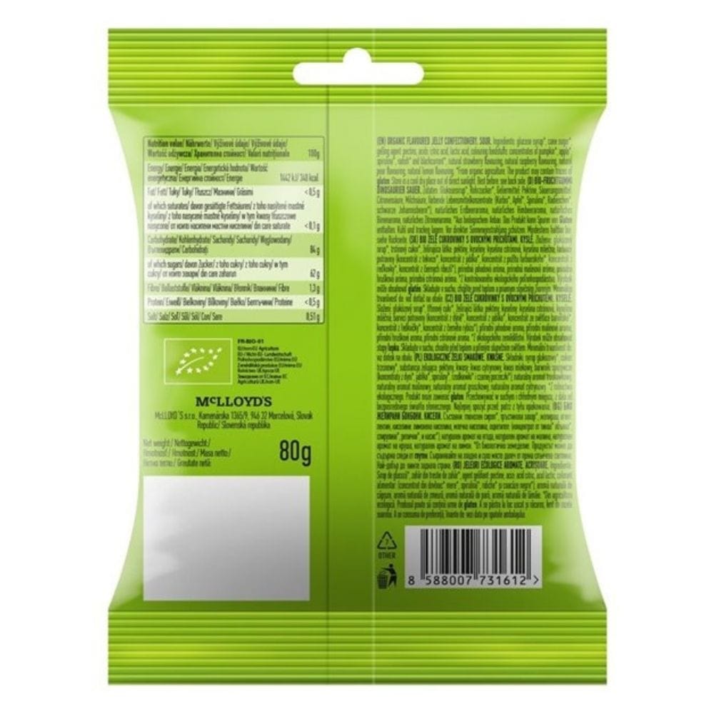 McLloyd's BioSaurus Sour Gummies - 80 g