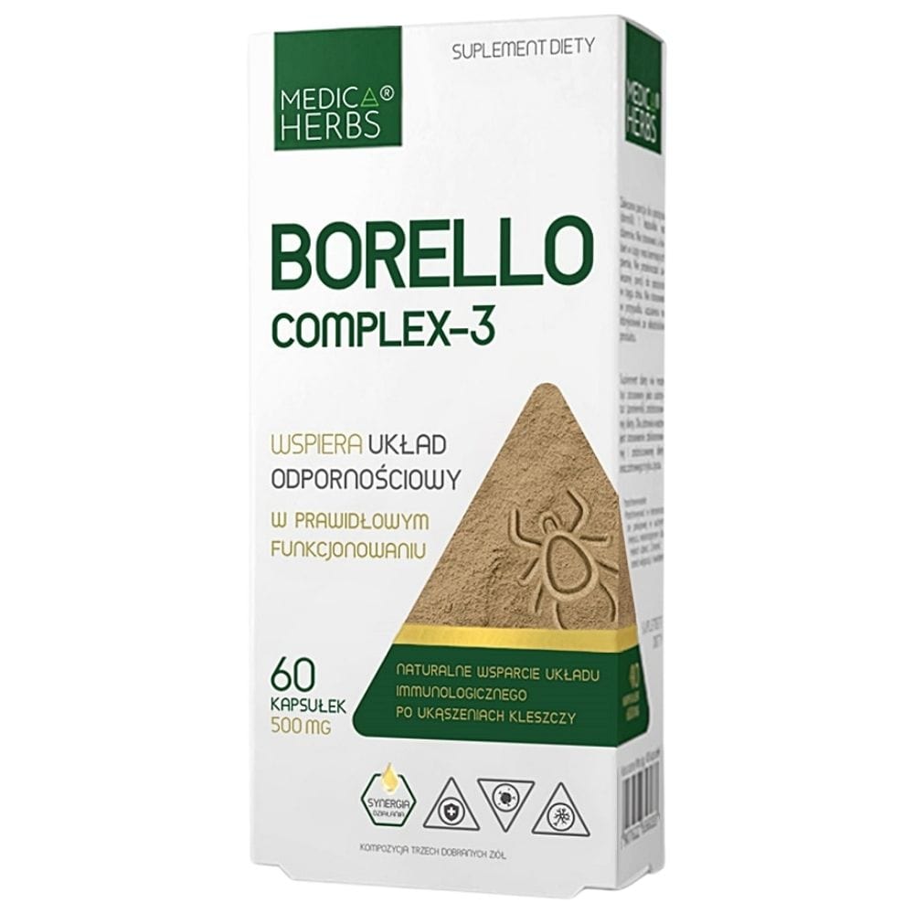 Medica Herbs Borello Complex-3 - 60 Capsules