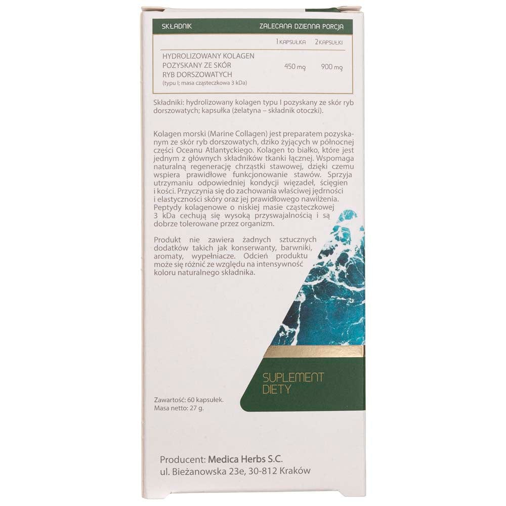 Medica Herbs Marine Collagen 450 mg - 60 Capsules