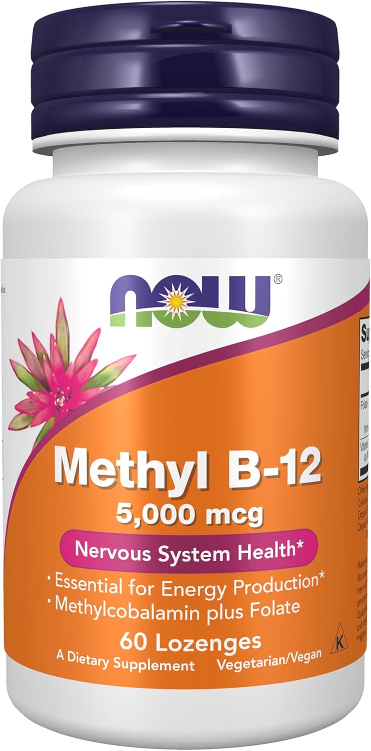 Now Foods Methyl B-12 5000 mcg - 60 Lozenges