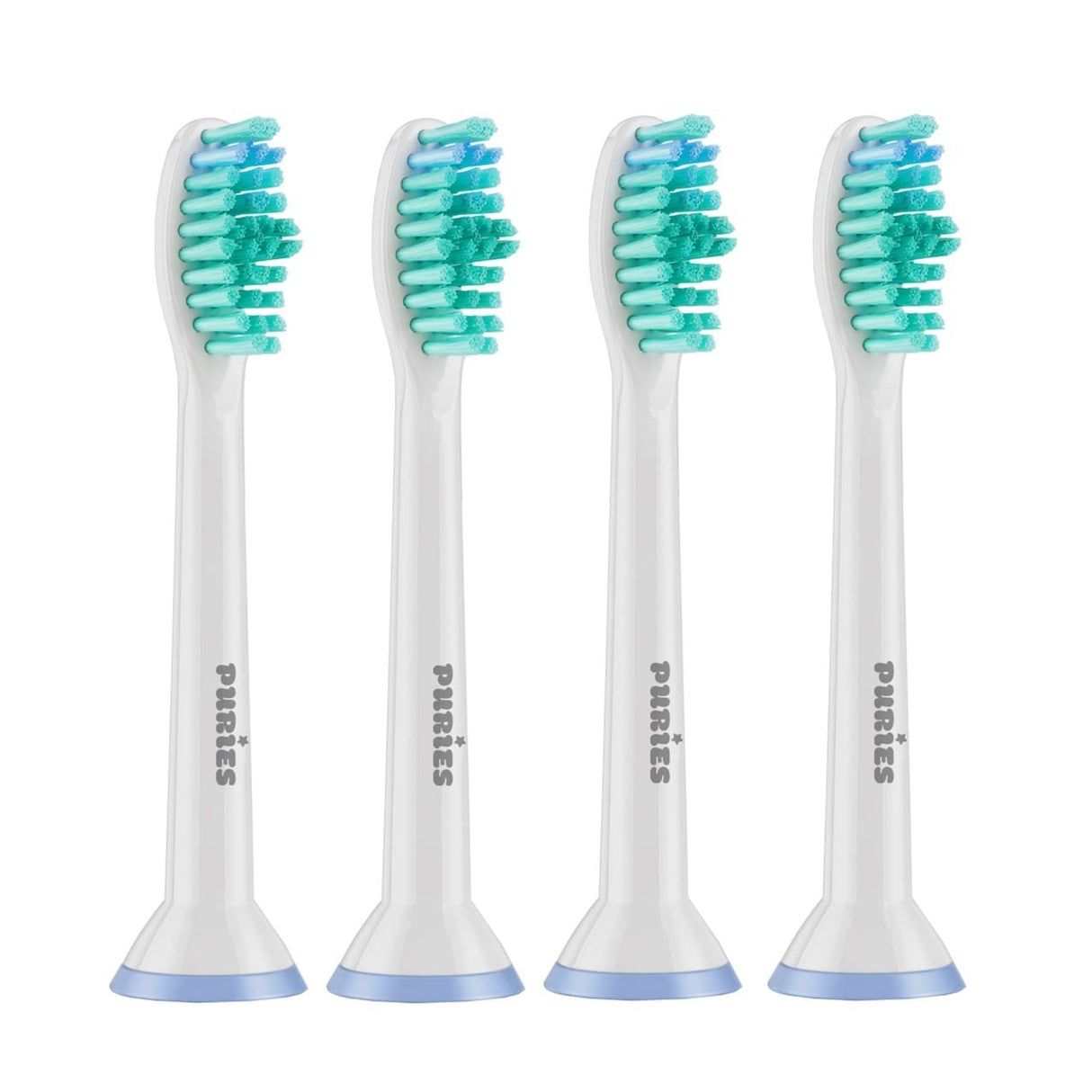 Puries Sonic Ultra Electric Toothbrush Heads for Sonicare - 4 Pieces