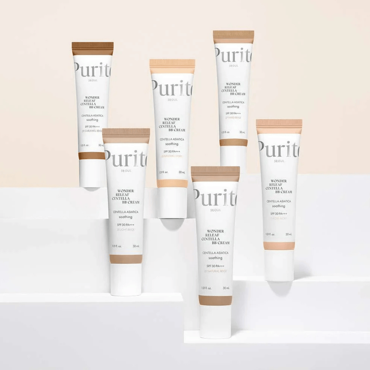 Purito Seoul Wonder Releaf Centella BB Cream, 23 Natural Beige - 30 ml