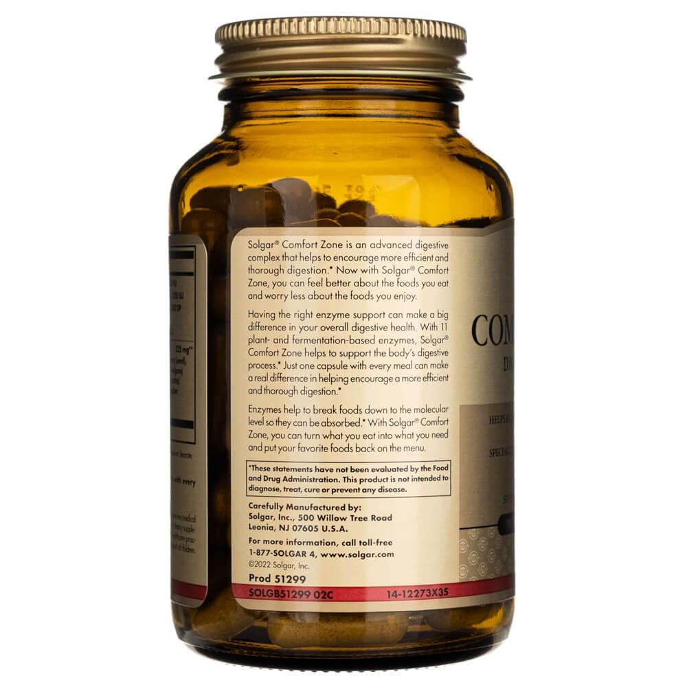 Solgar Comfort Zone Digestive Complex - 90 Veg Capsules