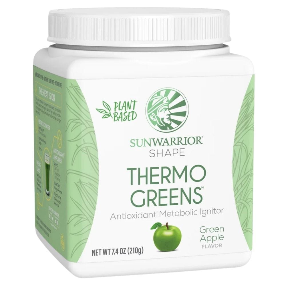 Sunwarrior Shape Thermo Greens, Green Apple - 210 g