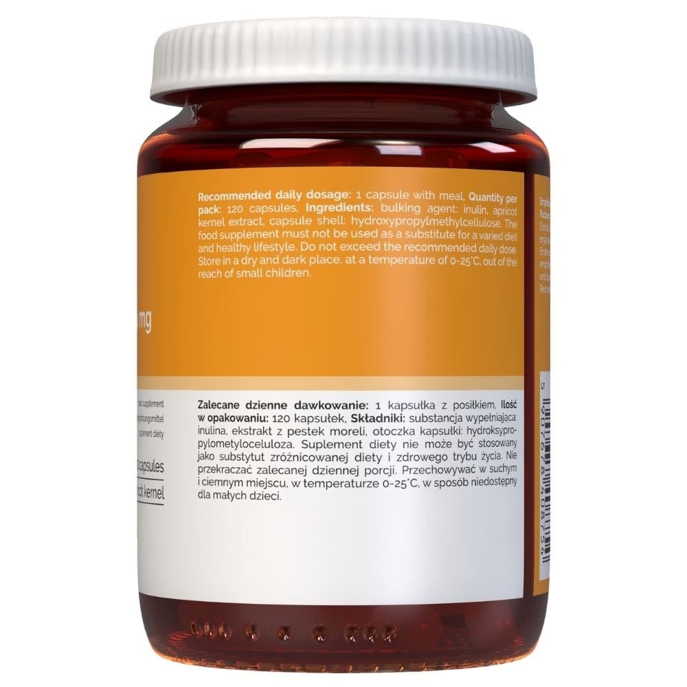 Vitaler's Amygdalin (Vitamin B17) 4 mg - 120 Capsules