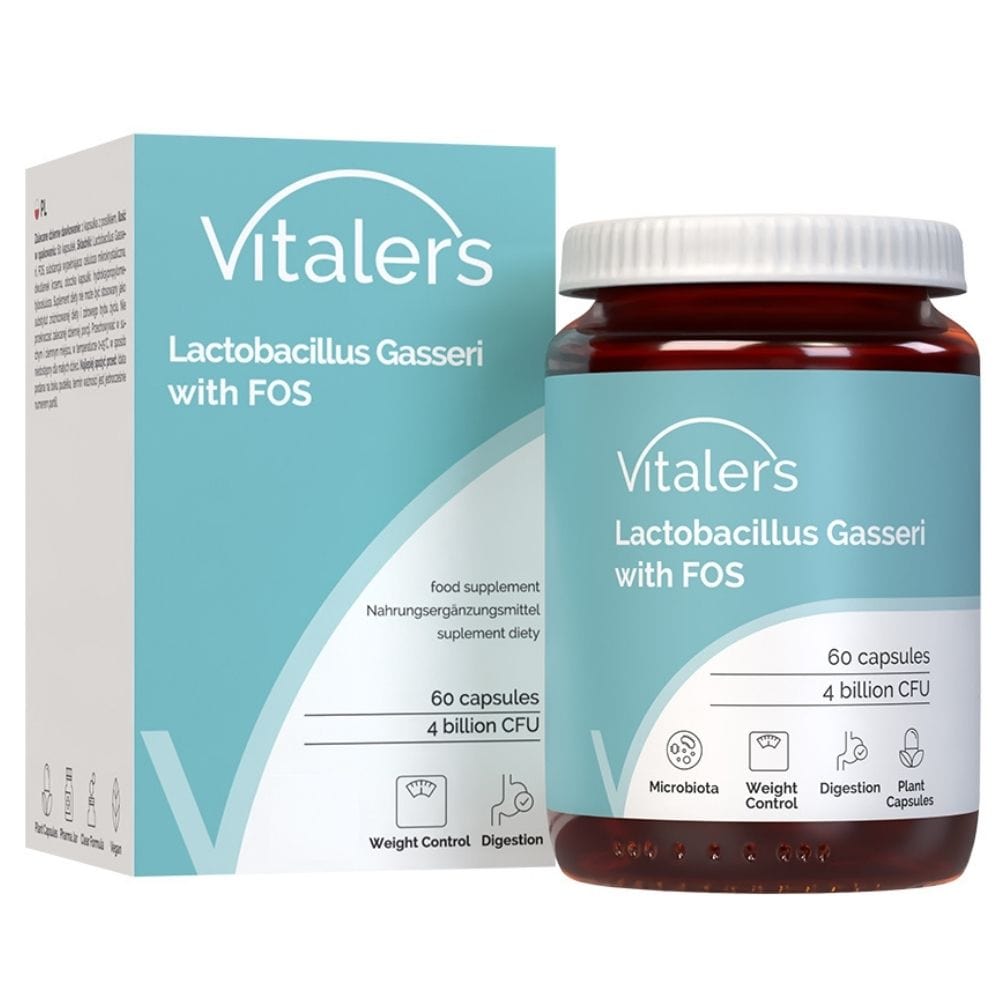 Vitaler's Lactobacillus Gasseri with FOS (Probiotic) - 60 Capsules