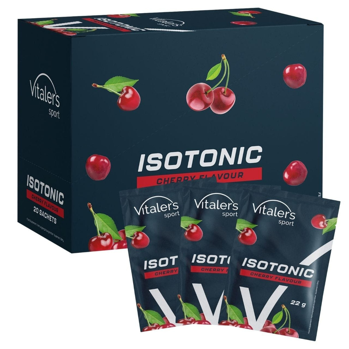 Vitaler's Sport Isotonic Drink, Cherry - 20 x 22 g