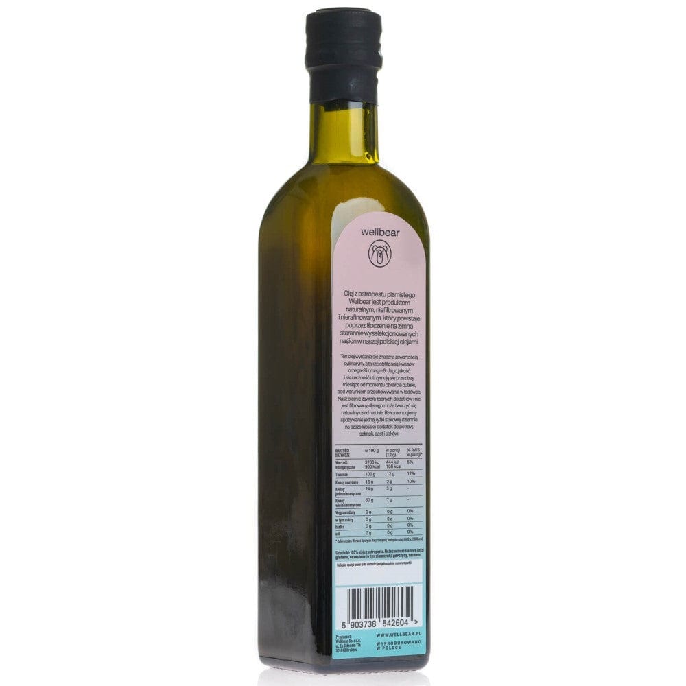Wellbear Thistle Oil Cold Pressed - 500 ml