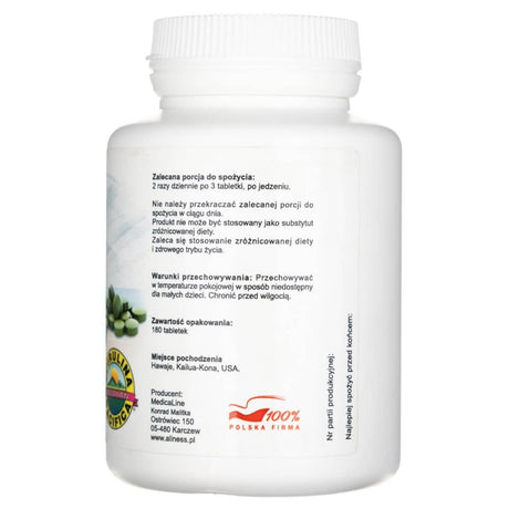 Aliness Spirulina Hawaii Pacific ® - 180 tabletta