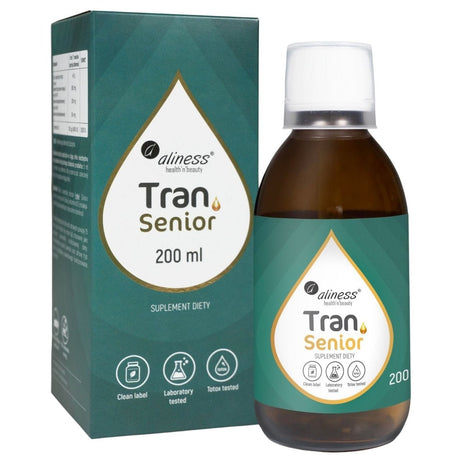 Aliness Cod Liver Oil Senior + D3 4000 IU - 200 ml
