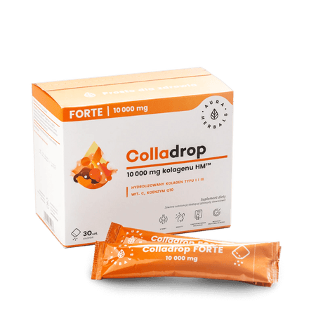 Aura Herbals Colladrop Forte Marine Collagen 10000 mg - 30 Sachets