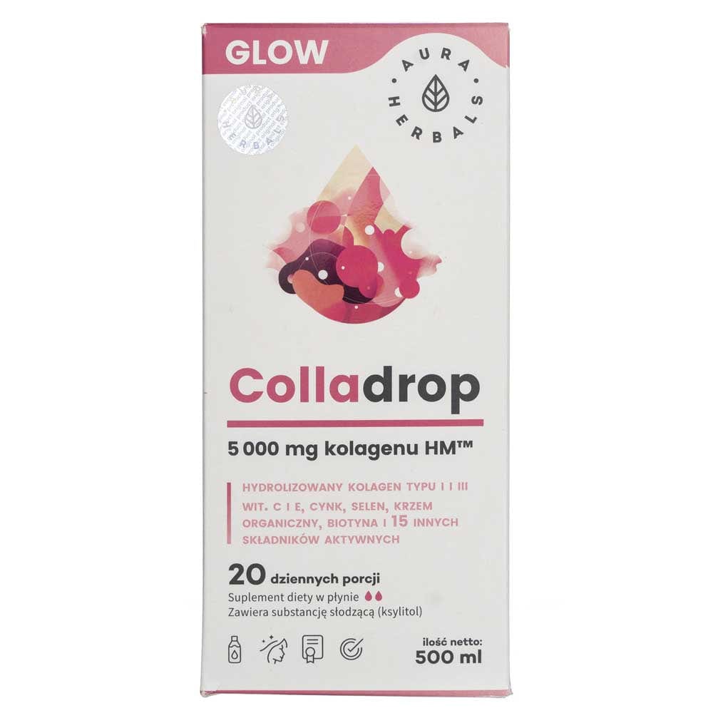 Aura Herbals Colladrop Glow Marine Collagen 5000 mg - 500 ml