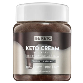 BeKeto Keto Cream with MCT Oil, Hazelnut - 250 g