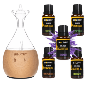 Bilovit Essential Oil Nebuliser Set + 5 Essential Oils