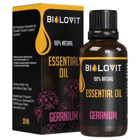 Bilovit Geranium Essential Oil - 30 ml