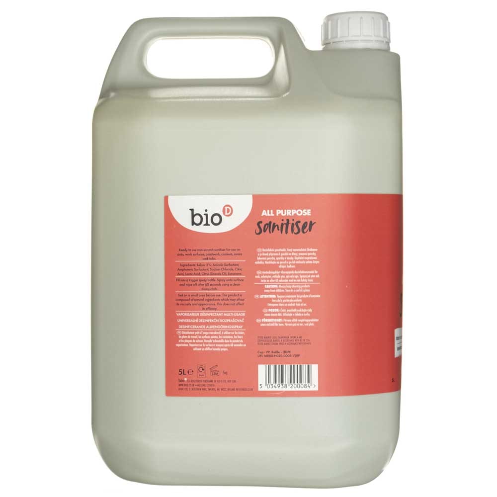 Bio-D All Purpose Sanitiser - 5 L