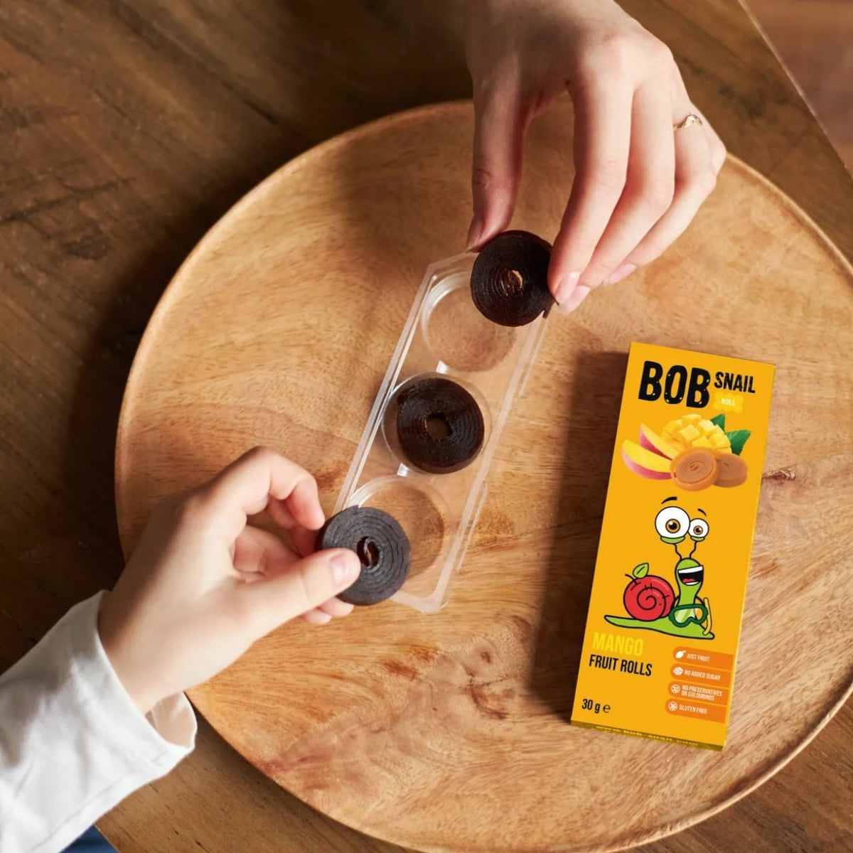 Bob Snail Rollsy Fruit, Mango - 30 g