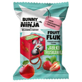 Bunny Ninja Fruit Fluk Fruit Snack Apple-Strawberry - 15 g