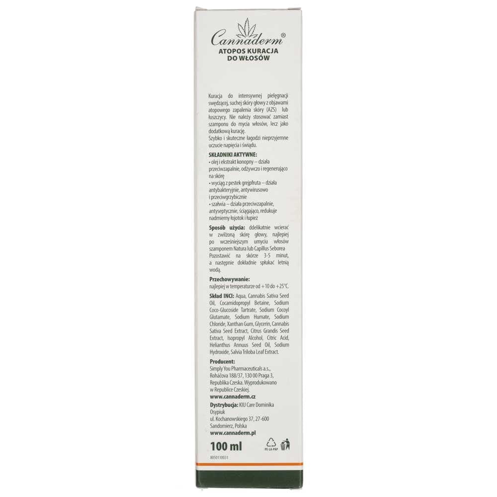 Cannaderm Atopos Hair Treatment - 100 ml