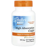 Doctor's Best High Absorption CoQ10 with BioPerine 100 mg - 120 Veg Capsules