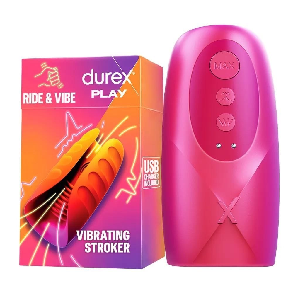 Durex Play Ride&Vibe Vibrating Male Masturbator Waterproof