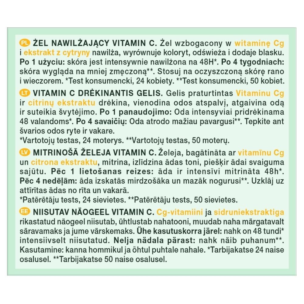 Garnier Skin Naturals Vitamin C Glow Jelly, Moisturising Face Gel - 50 ml