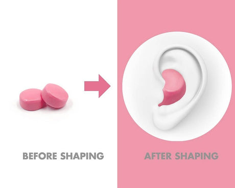 Haspro MOLD 6P Pink Moulded Earplugs - 6 pairs