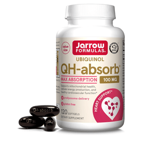 Jarrow Formulas Ubiquinol QH-absorb (Ubichinol) 100 mg - 120 Capsules