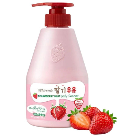 Kwailnara Strawberry Milk Body Cleanser - 560 ml