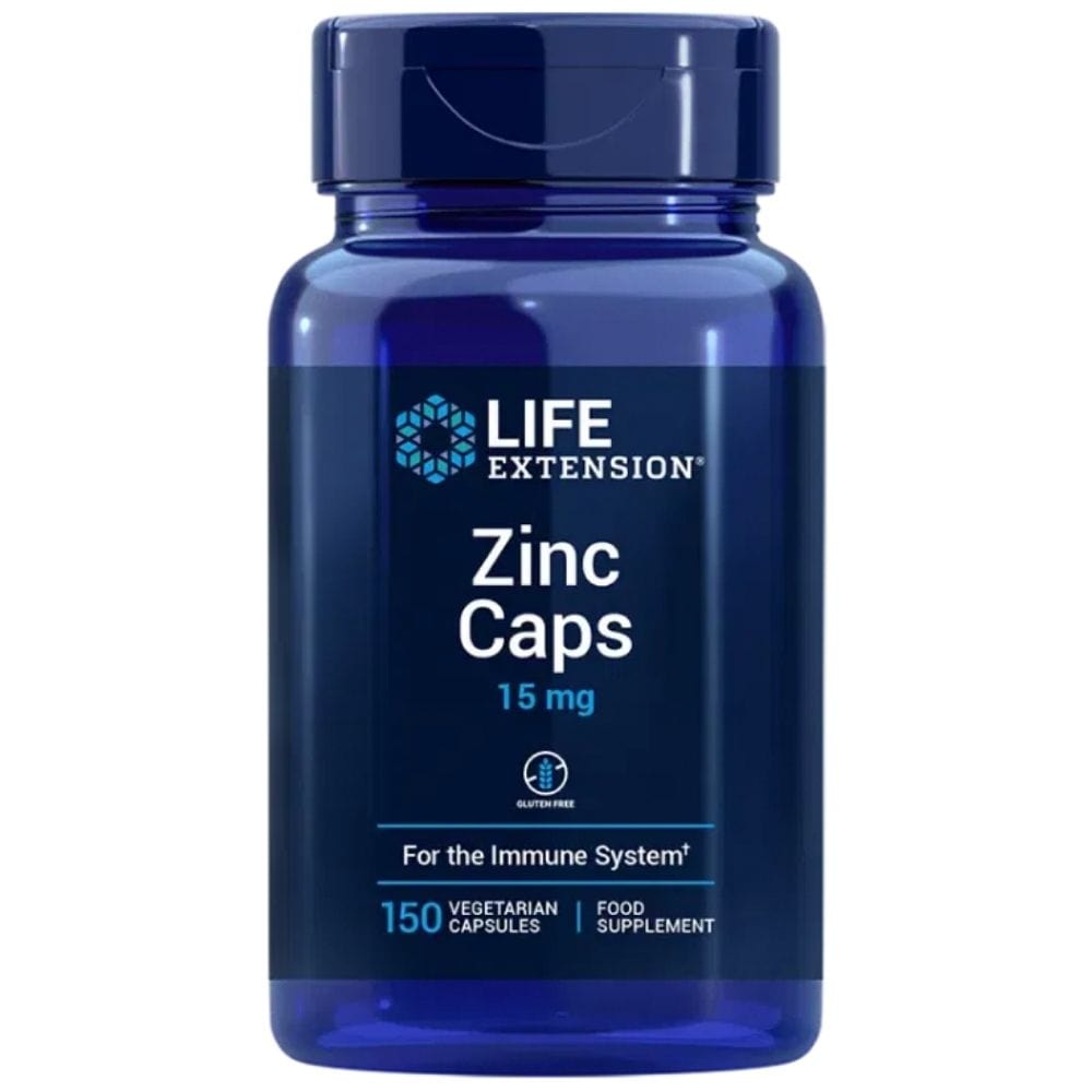 Life Extension Zinc Caps 15 mg - 150 Capsules
