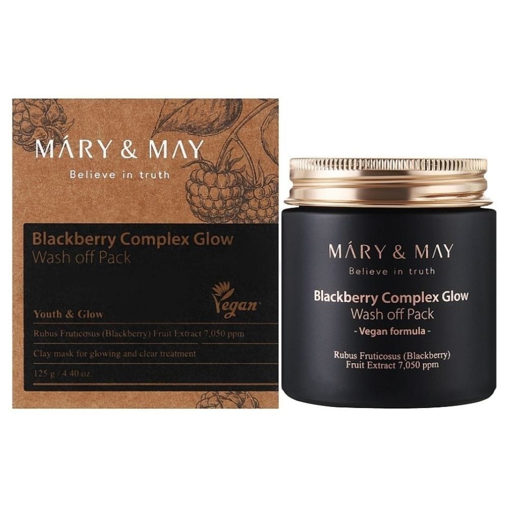 Mary&May Blackberry Complex Glow Washoff Pack - 125 g