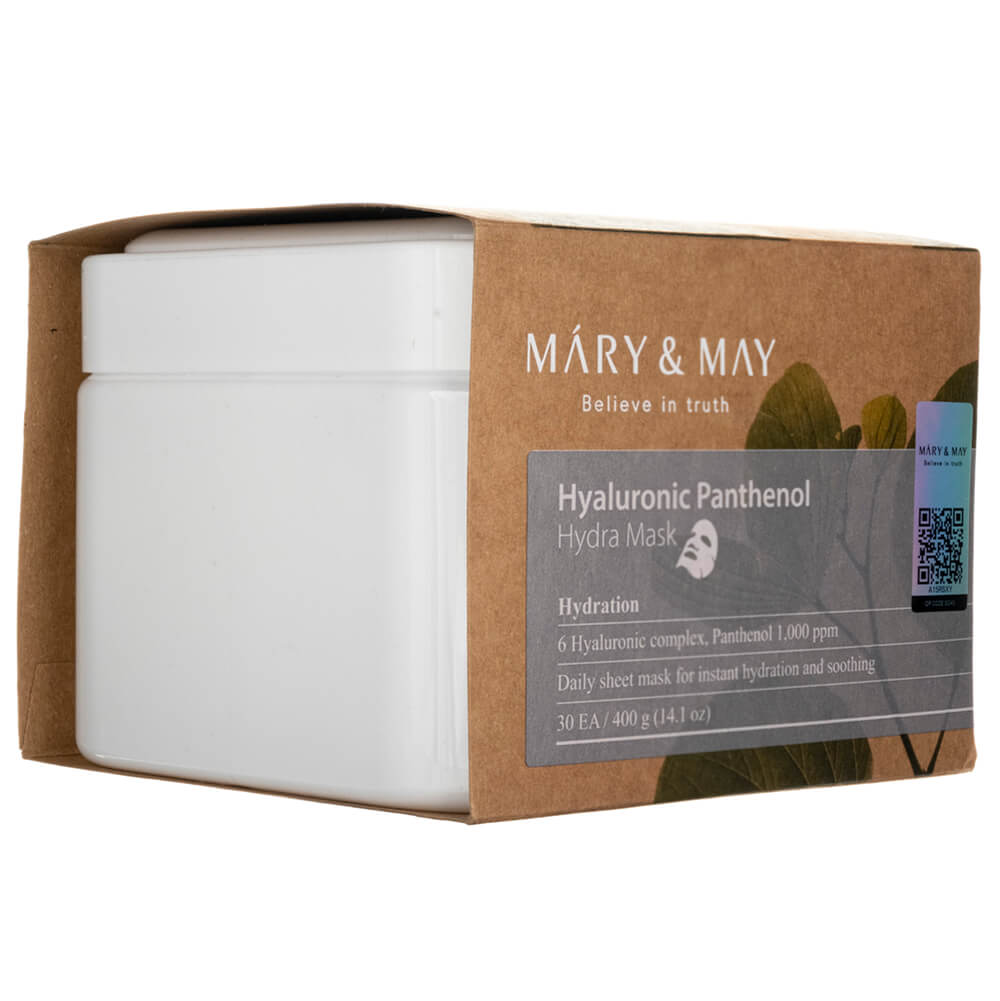 Mary&May Hyaluronic Panthenol Hydra Mask - 30 pieces