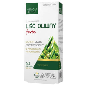 Medica Herbs Olive Leaf Forte - 60 Capsules