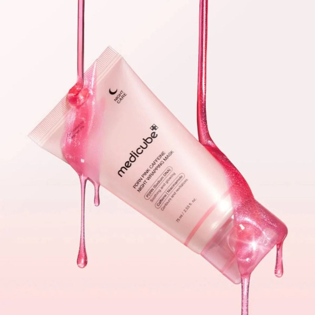 Medicube PDRN Pink Caffeine Night Wrapping Mask - 75 ml