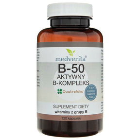 Medverita B-50 Methylated B-complex - 120 Capsules