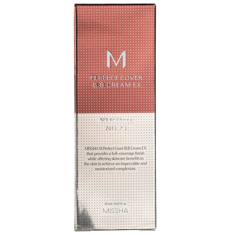 Missha M Perfect Cover B.B Cream SPF 42 PA+++ NO.23 Natural Beige KOR - 20 ml