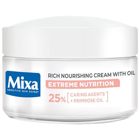 Mixa Rich Nourishing Cream for Sensitive and Dry Skin - 50 ml