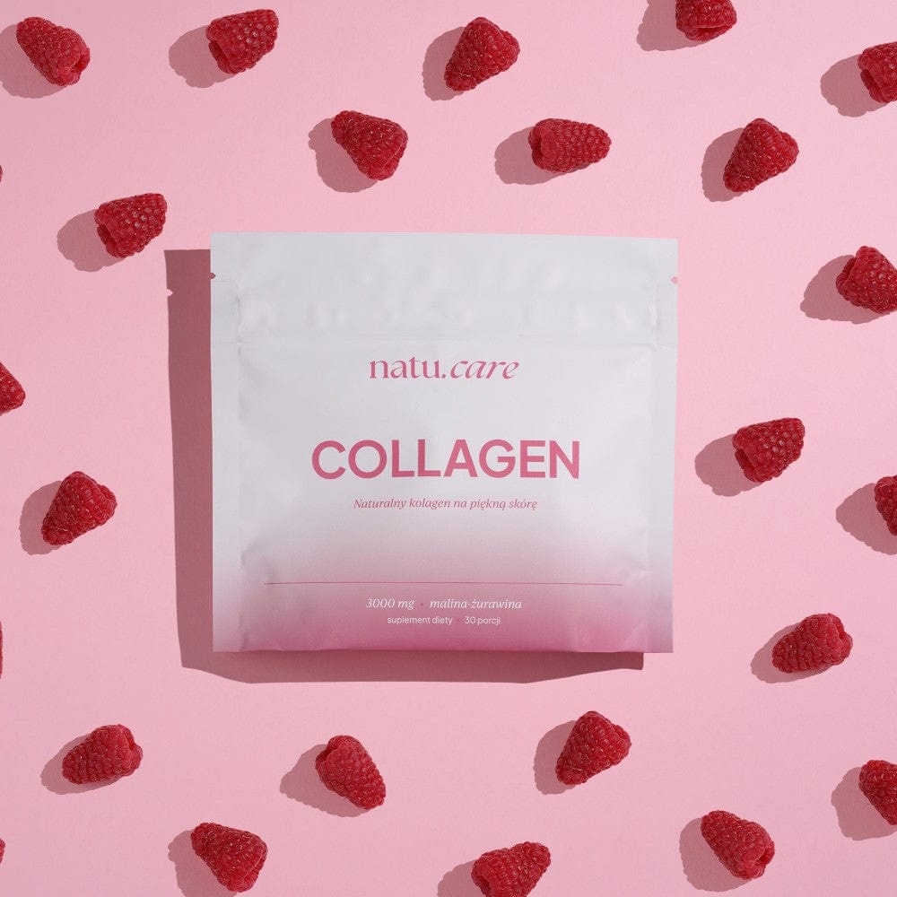 Natu.Care Collagen 3000 mg, Raspberry-Cranberry - 129 g