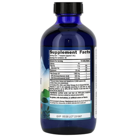 Nordic Naturals Arctic-D Cod Liver Oil - 237 ml