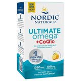 Nordic Naturals Ultimate Omega + CoQ10, Lemon - 60 Capsules